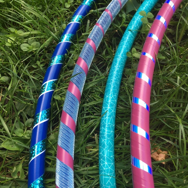 1/2'' Hula Hoop faits à la main. Perfect for intermediate and advanced.  All ages Hula hoop, fitness, hoop dance, festival,kids, etc.