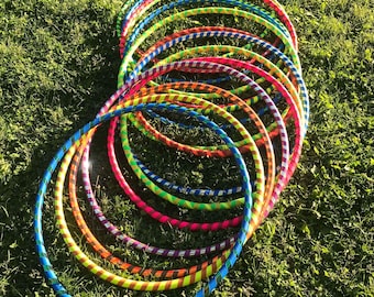 3/4'' Hula Hoop. Perfect for beginners and intermediates.  Dance & Fitness, Festivals, Cardio, Gift Ideas, Handcrafted customizable orders