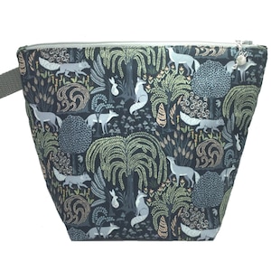 Secret Garden draagtas vos breien gehaakt projecttas