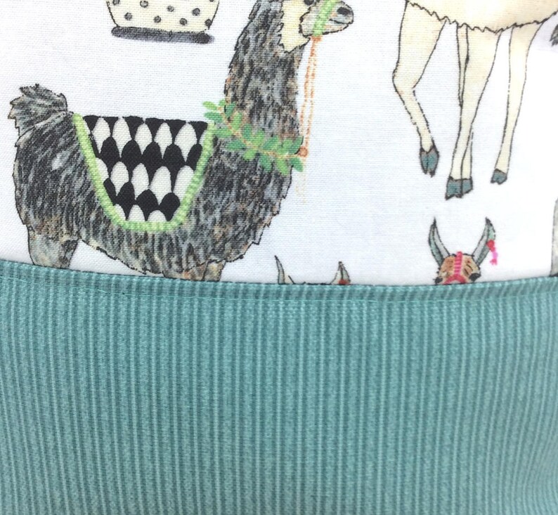 Craft Project Bag Medium Llama Knitting Bag Knitting Project Bag Yarn Bag Llama Crochet Project Bag