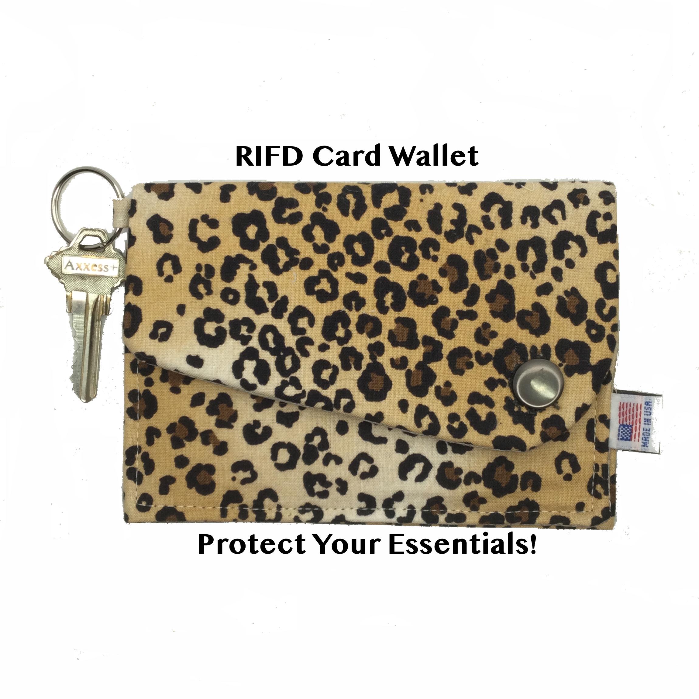 GOSTONG Leopard Print Slim Wallet Clutch - Tri-Fold Leather Card Holder & Money Organizer For Women