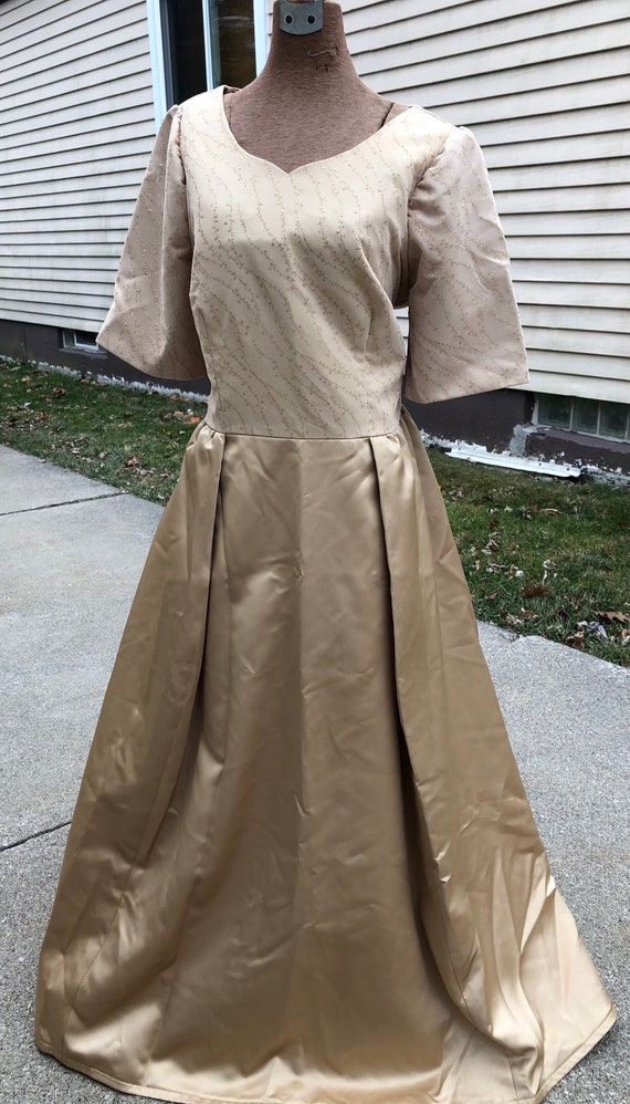 PLUS SIZE 60s vintage gown