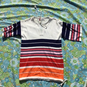Vintage Rainbow surfer blouse