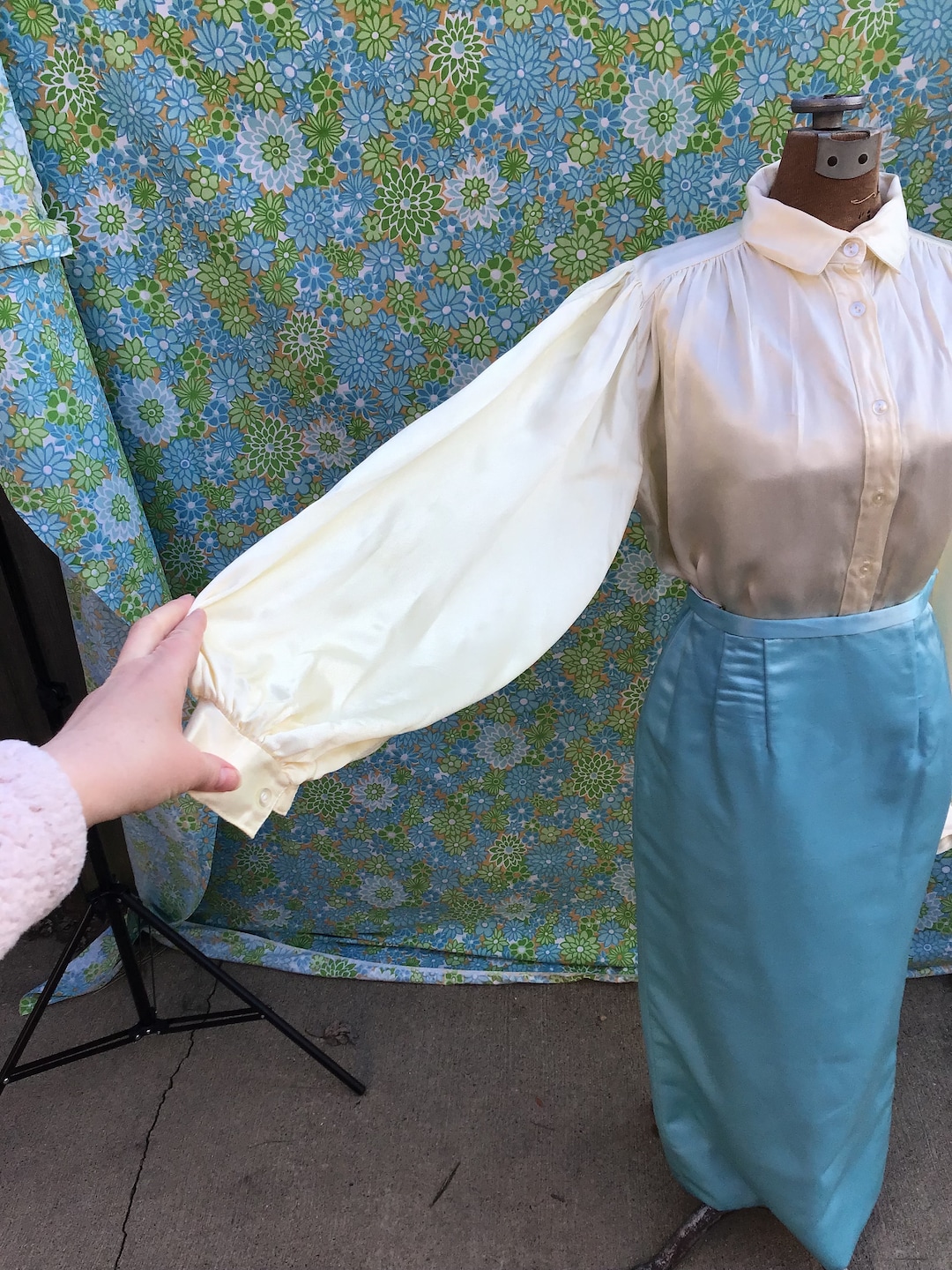 CLASSIC BALLOON SLEEVE TOP main image 0