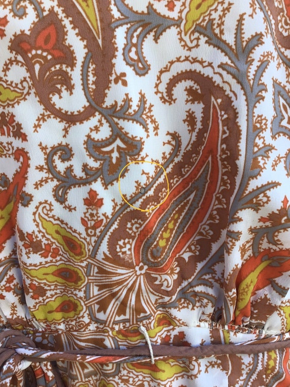 1960s Paisley dress - image 3