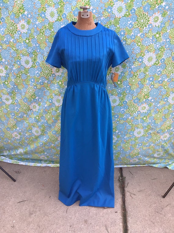 DEADSTOCK 1970s polyester vintage dress - image 2