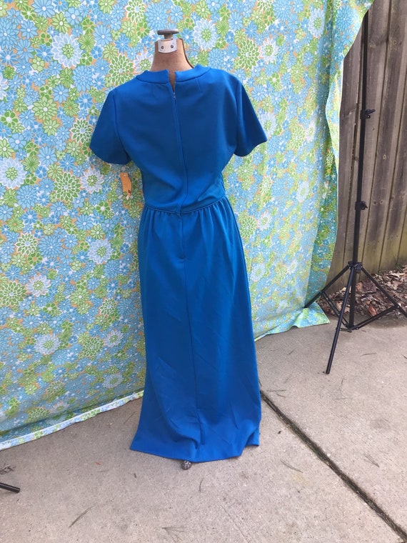 DEADSTOCK 1970s polyester vintage dress - image 7