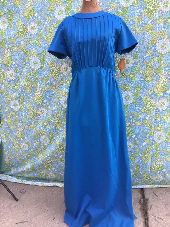 DEADSTOCK 1970s polyester vintage dress - image 4