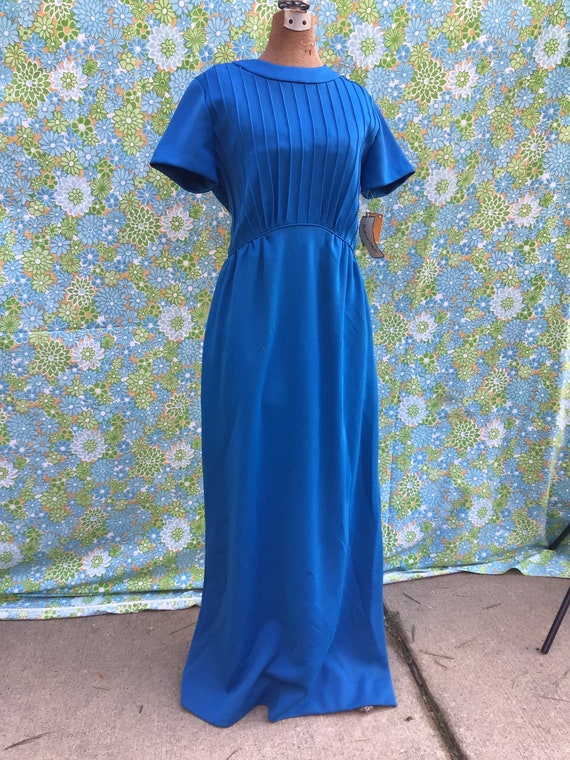 DEADSTOCK 1970s polyester vintage dress - image 6