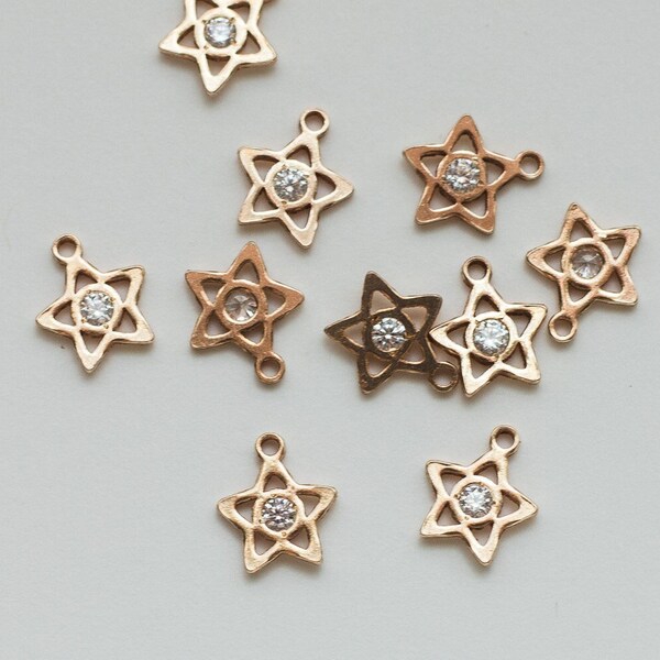 Gold Filled Charm Etsy