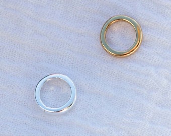 Charm holder, multiple charm holder for necklace, circle charm holder, bulk jewelry supplies, wholesale jewelry findings, F5