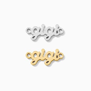 GIGI/ジジ 　SQUARE CHARM Gigi Charm - Etsy