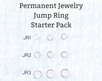 Jump Ring Starter Pack, sterling silver pack, gold filled pack, sterling silver and gold filled pack, rose gold filled pack, JRBP100