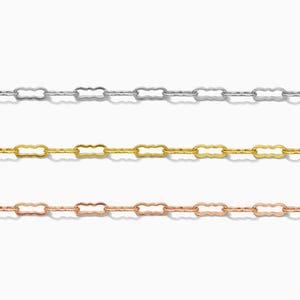 1,4 mm Krinkle Kette, Sterling Silber, 14k gold filled, 14k rosé gold filled, Dauerschmuckkette, eng anliegende Kette, S15 G15 R15