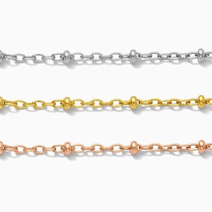 1.4mm satellite chain, gold filled, sterling silver, rose gold filled, permanent jewelry chain, wholesale chain, footage chain, S25 G25 R25