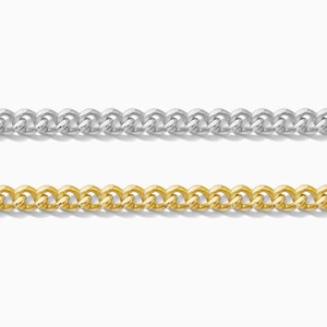 2.7mm curb chain, gold filled, sterling silver, unfinished chain, bulk chain, 14/20 gold filled chain, permanent jewelry chain spool S42 G42