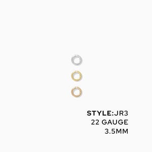 3,5 mm OD 22 Gauge Biegeringe, 14k Gold Fill, Sterling Silber, 14k Roségold Fill, Biegeringe Gold Fill, Binderinge Gold Fill, JR3