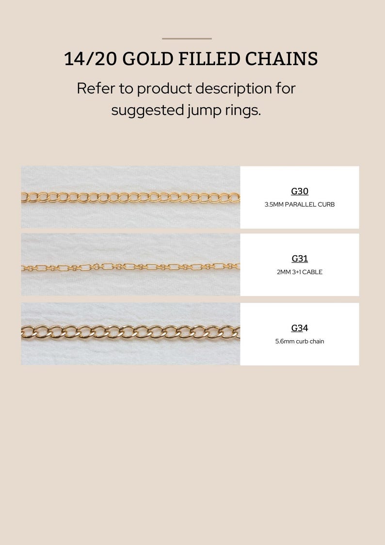 14k gold filled footage chain, wholesale bulk chain for permanent jewelry supplies, paperclip chain, dapped bar chain, satellite chain image 10