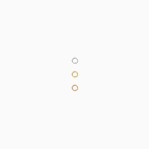 2.3mm OD 26 gauge jump rings, gold filled, rose gold filled, sterling silver, jump rings gold filled, permanent jewelry jump ring, JR15 image 12