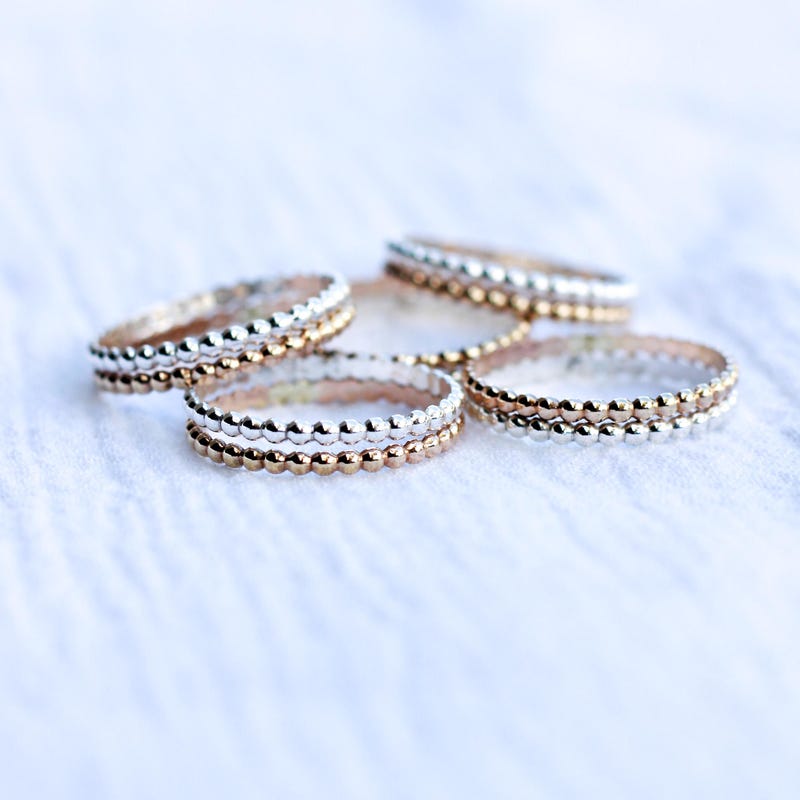 Beaded Rings - Etsy