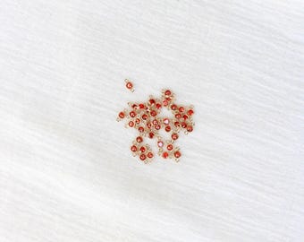 3mm cz red stone connector, 14k gold filled, wholesale connectors, bulk connectors, permanent jewelry, DCN101