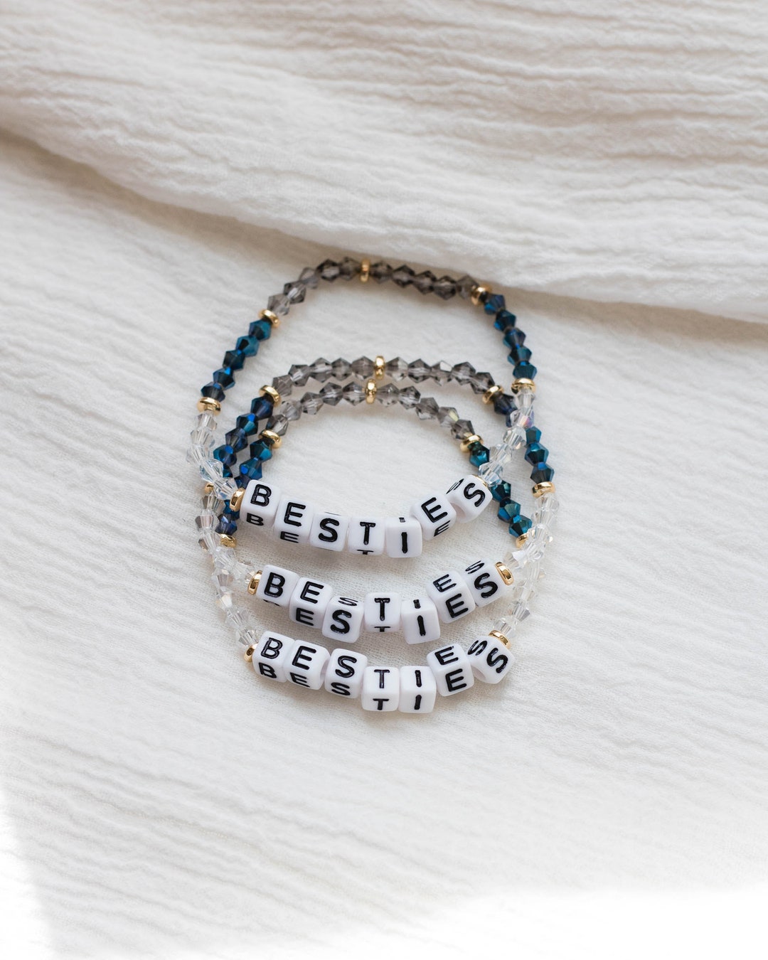 Besties Stretch Bead Bracelet, Bulk Wholesale Besties Bracelet, Best