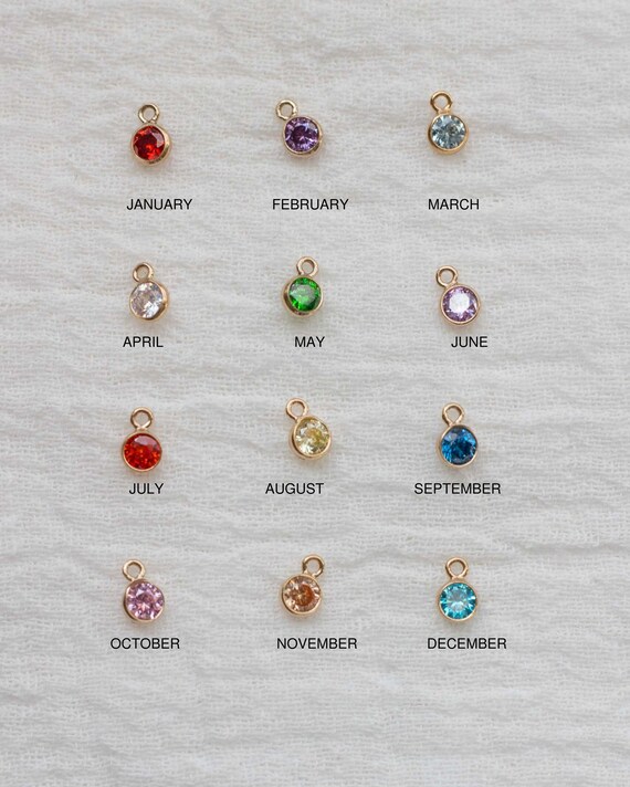 Birthstone charms wholesale deals