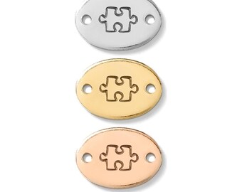 Puzzle connector, gold filled, rose gold filled, sterling silver, bracelet puzzle connector, gold filled connectors, CN01