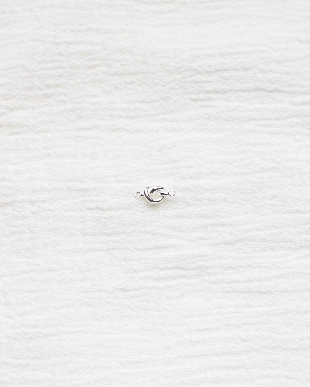 Love Knot Connector, Sterling Silver, 18k Gold Plated, Bulk Connectors