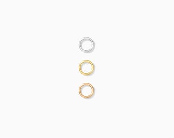 4.5mm OD 20.5 gauge jump rings, 14k gold filled, sterling silver, jump rings gold filled, jump rings gold fill, bulk wholesale supplies, JR5