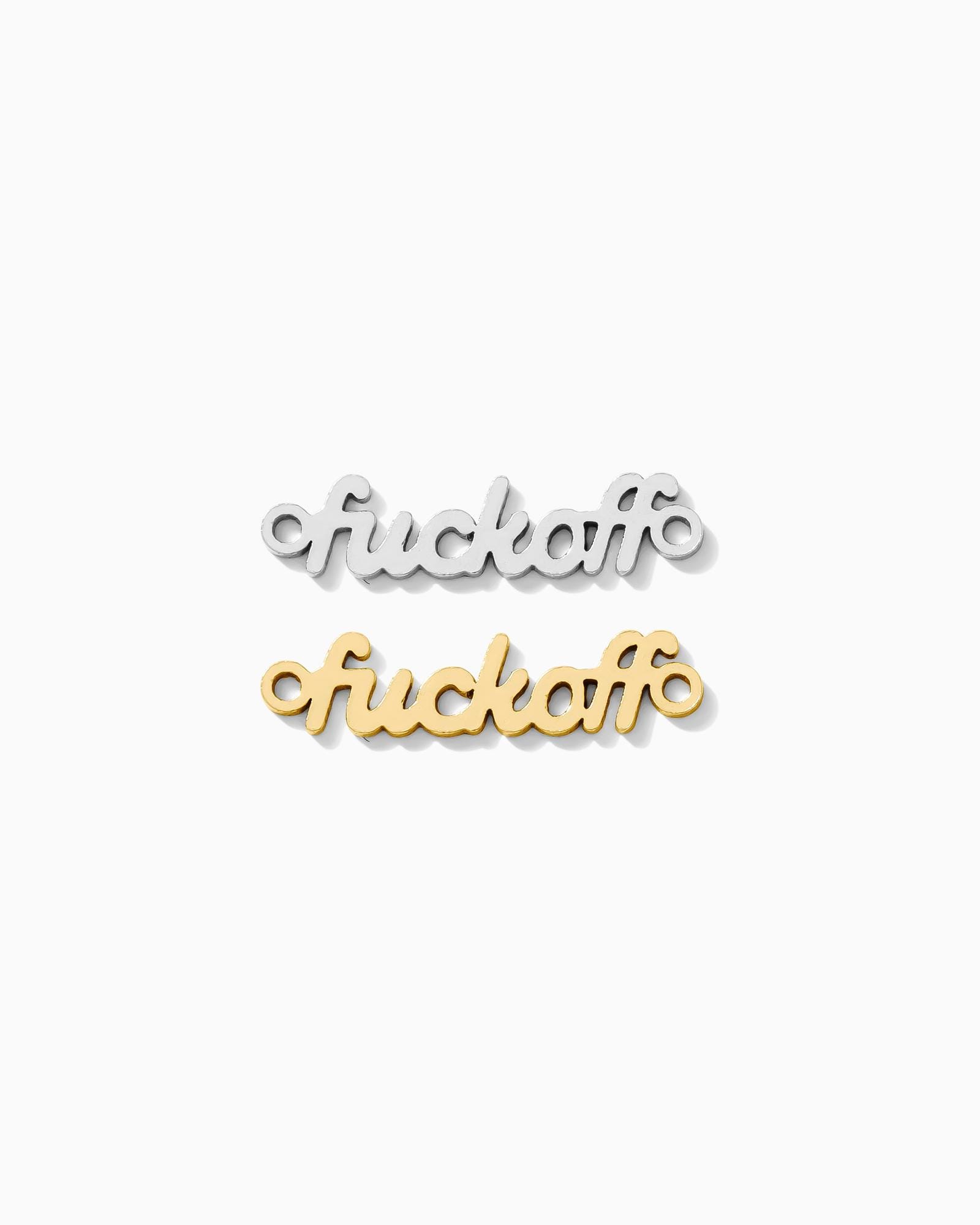 Fuck off Necklace - Etsy