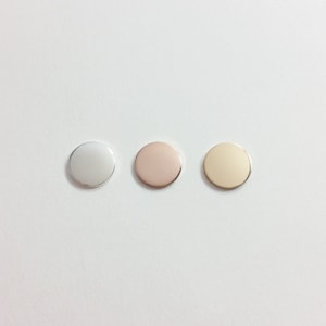 Circle blank .25&quot; (6.3mm), no hole, 20 gauge, sterling silver, 14k gold filled, 14k rose gold filled, engraving blank, stamping blank