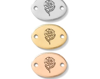 Marigold connector, gold filled, rose gold filled, sterling silver, bracelet marigold connector, gold filled connectors, CN01