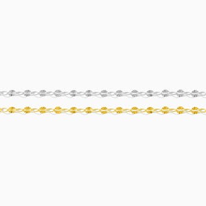 2.8mm sunburst cable chain, 14k gold filled, .925 sterling silver, S186, G186