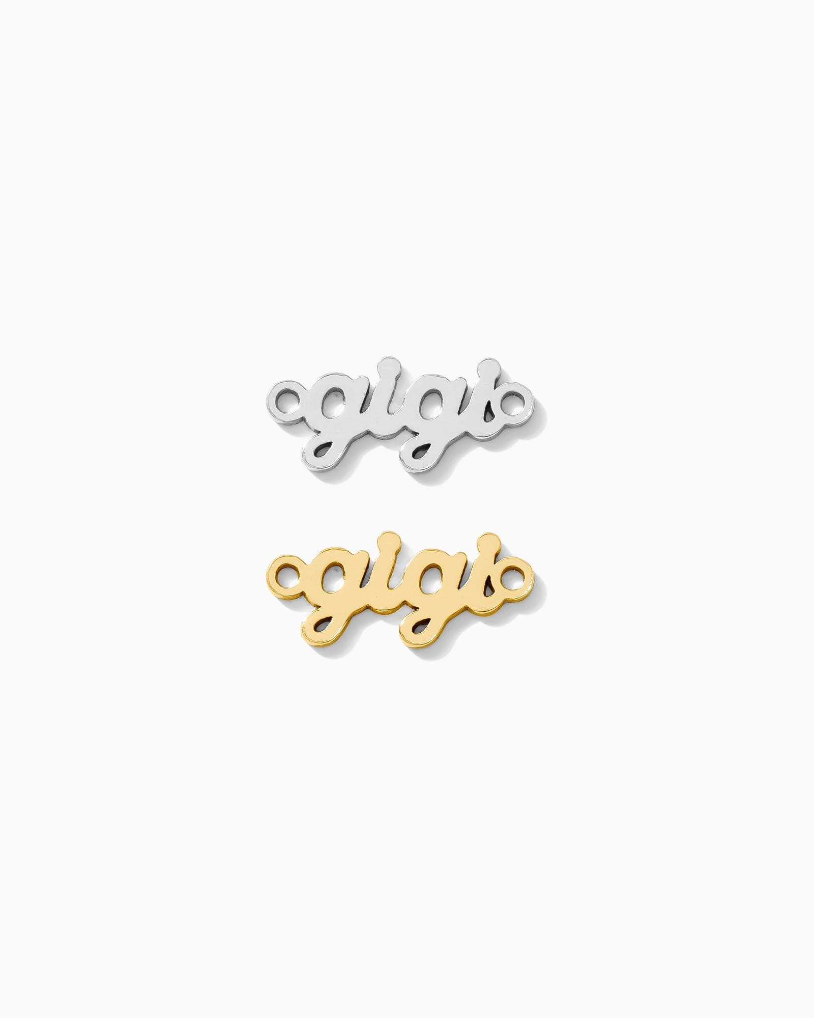 Gold Gigi Charm - Etsy