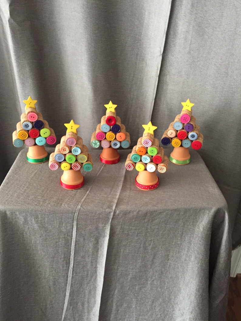 Cork Christmas Trees Etsy