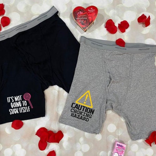 Men's Valentines Underwear / Men's Valentine's Gift / Funny Underwear / Property of / Deez Nutz