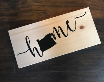 6 x 12" 'home' sign