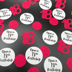 Birthday Party Supplies / Confetti / Custom Confetti / polka dots / glitter confetti