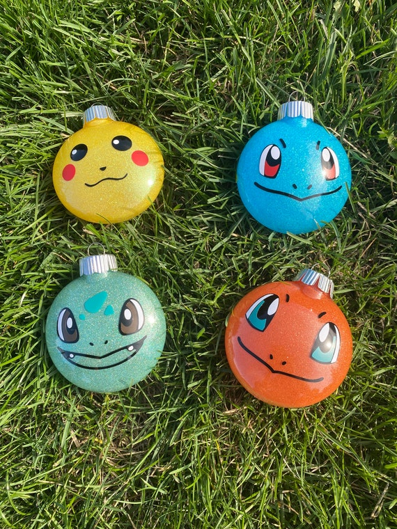 Pok mon Inspired Pok mon Ornaments Merry Christmas Christmas
