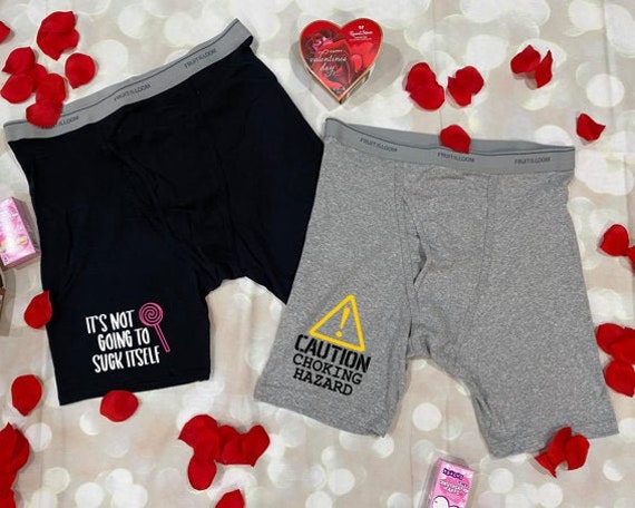Custom Mens Underwear Valentines Gift for Him Valentines Gift Boyfriend Valentines  Day Pants Valentines Day Underwear 