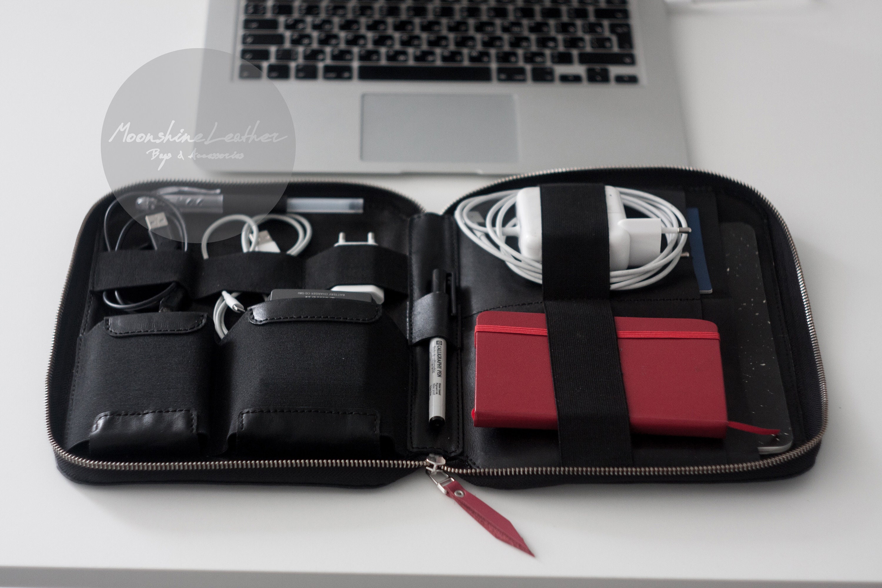 Ipad ORGANIZER Leather Portfolio Leather Ipad Case Leather Etsy