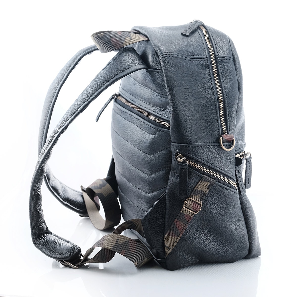 Black Leather Backpack Women Leather Backpack Backpack Etsy