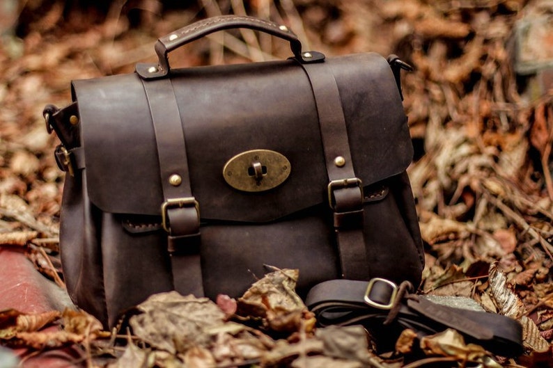 leather satchel women's