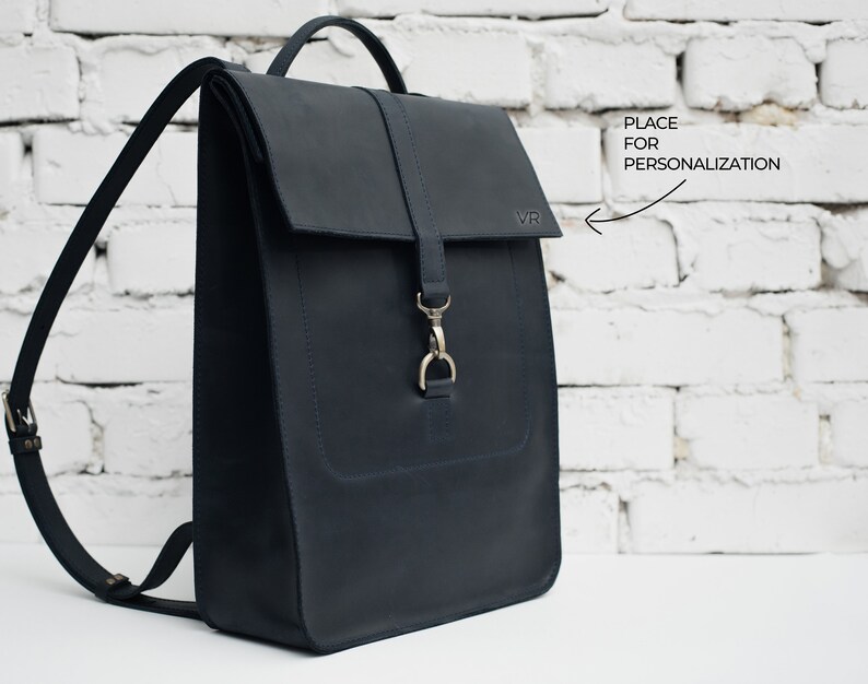 Women Leather Backpack Small Leather Backpack Backpack Etsy