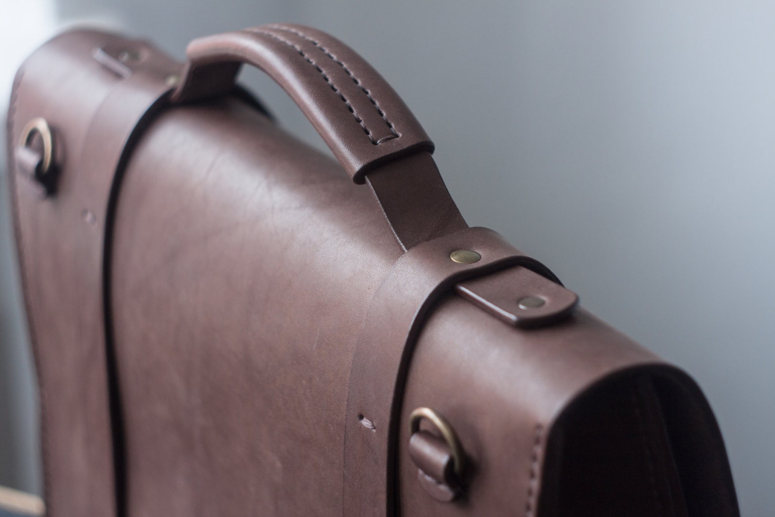 Hard Briefcase Mens Briefcase Leather Satchel Leather Etsy