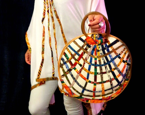 Round Ankara Bag
