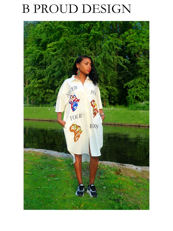 OVERSIZED PATCHWORK BLOUSE