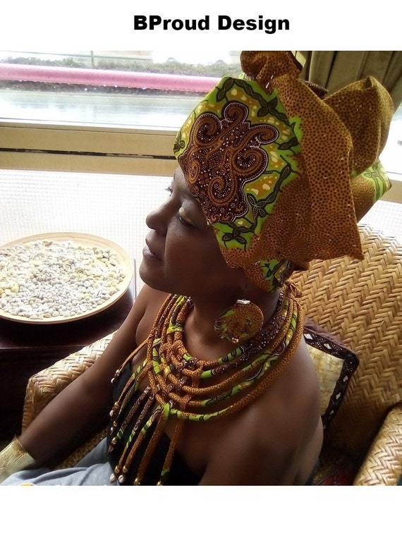 ANKARA NECKROPE + EARRINGS