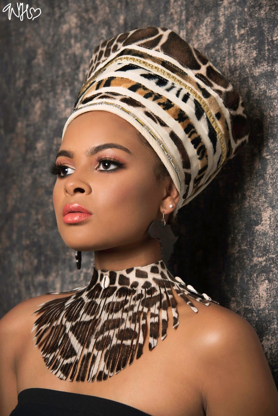 ZULU QUEEN HAT +choker